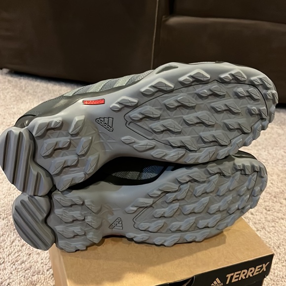 Adidas Terrex AX2R Trail Hiking Shoes Sneakers black grey carbon CM7728 Mens 12 - Picture 9 of 12
